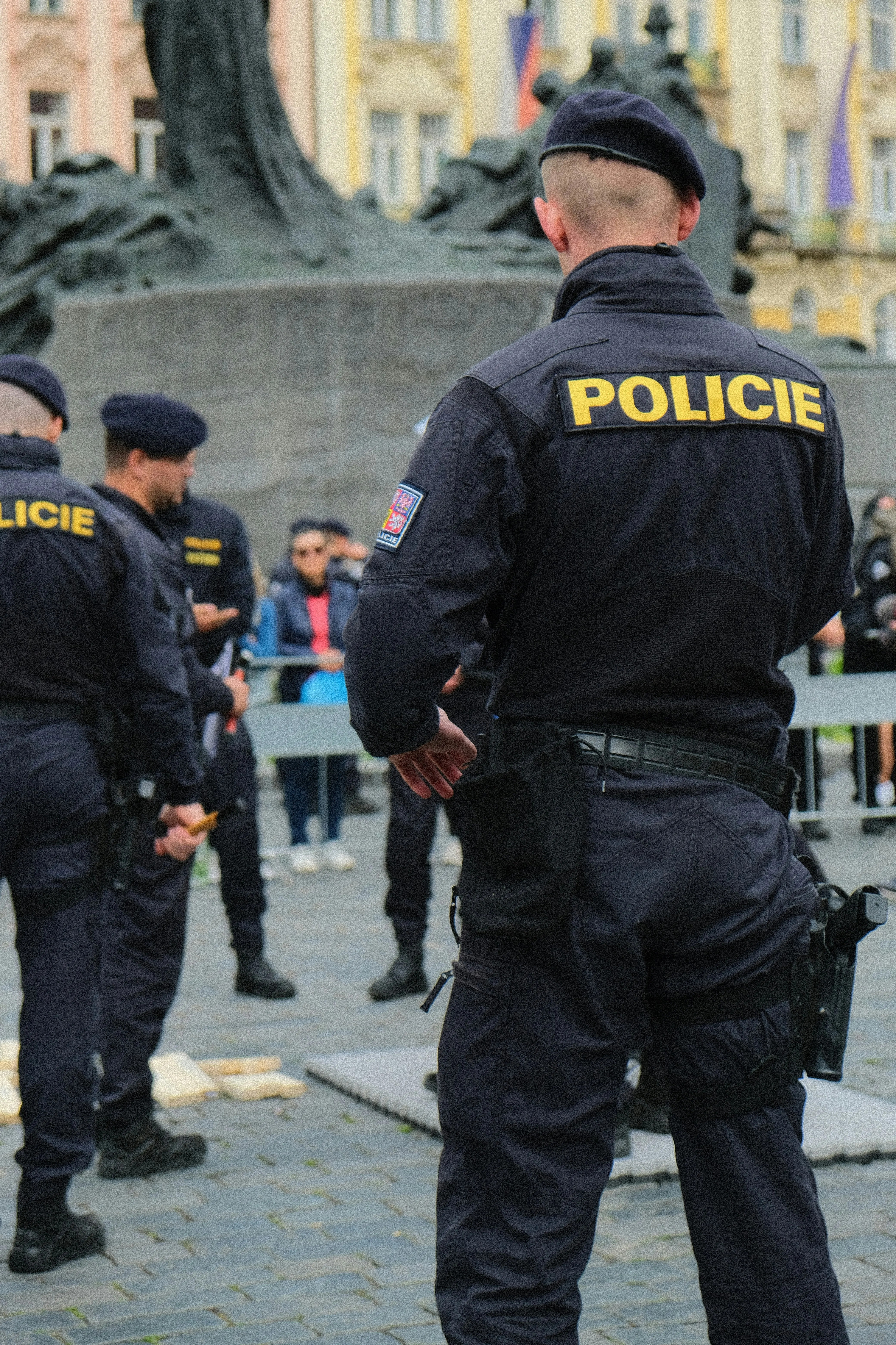 Professionals collaborating in an office setting